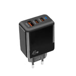 45W PD3.0 / PPS Type-C + QC3.0 USB 完全互換プロトコル充電器、EUプラグ、PD3.0 / PPS Type-C + QC3.0 USB（EUプラグ）