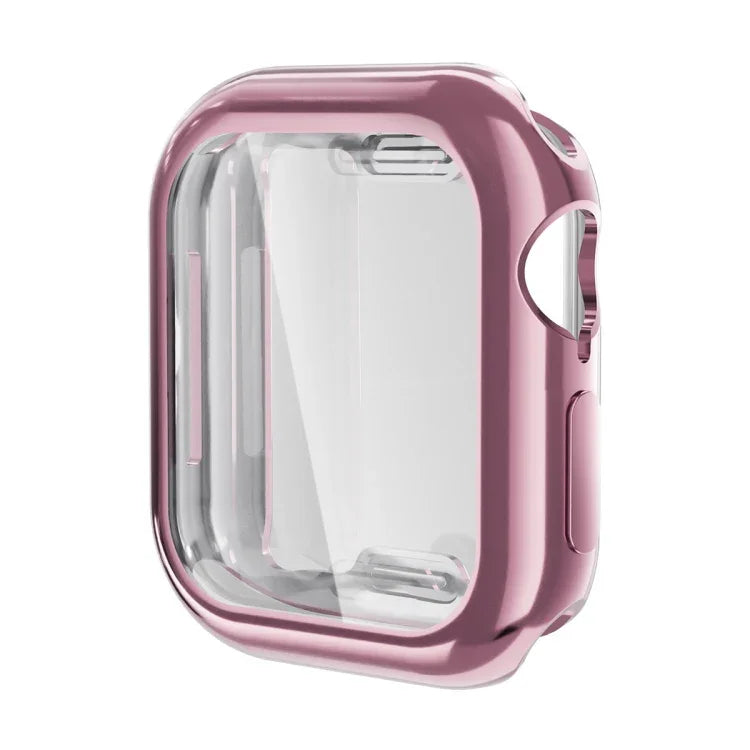 ENKAY Hat-Prince 電気めっきソフトTPUケースとスクリーンフィルム、Apple Watch Series 11 / 10 46mm 用、Apple Watch Series 11 / 10 42mm 用
