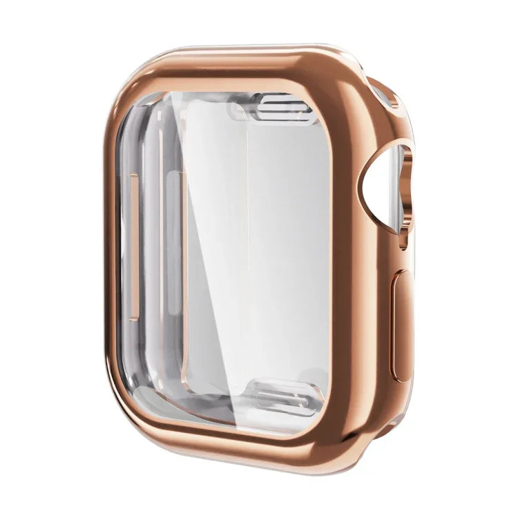 ENKAY Hat-Prince 電気めっきソフトTPUケースとスクリーンフィルム、Apple Watch Series 11 / 10 46mm 用、Apple Watch Series 11 / 10 42mm 用