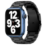 スリービーズ チタン合金メタルウォッチバンド、Apple Watch Series 7 41mm 用、Apple Watch Series 7 45mm 用、Apple Watch Series 6 40mm 用、Apple Watch Series 6 44mm 用、Apple Watch Series 5 44mm 用、Apple Watch Series 5 40mm 用                       ...