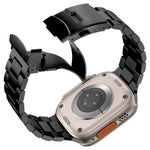 スリービーズ チタン合金メタルウォッチバンド、Apple Watch Series 7 41mm 用、Apple Watch Series 7 45mm 用、Apple Watch Series 6 40mm 用、Apple Watch Series 6 44mm 用、Apple Watch Series 5 44mm 用、Apple Watch Series 5 40mm 用                       ...