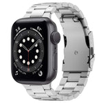 スリービーズ チタン合金メタルウォッチバンド、Apple Watch Series 7 41mm 用、Apple Watch Series 7 45mm 用、Apple Watch Series 6 40mm 用、Apple Watch Series 6 44mm 用、Apple Watch Series 5 44mm 用、Apple Watch Series 5 40mm 用                       ...