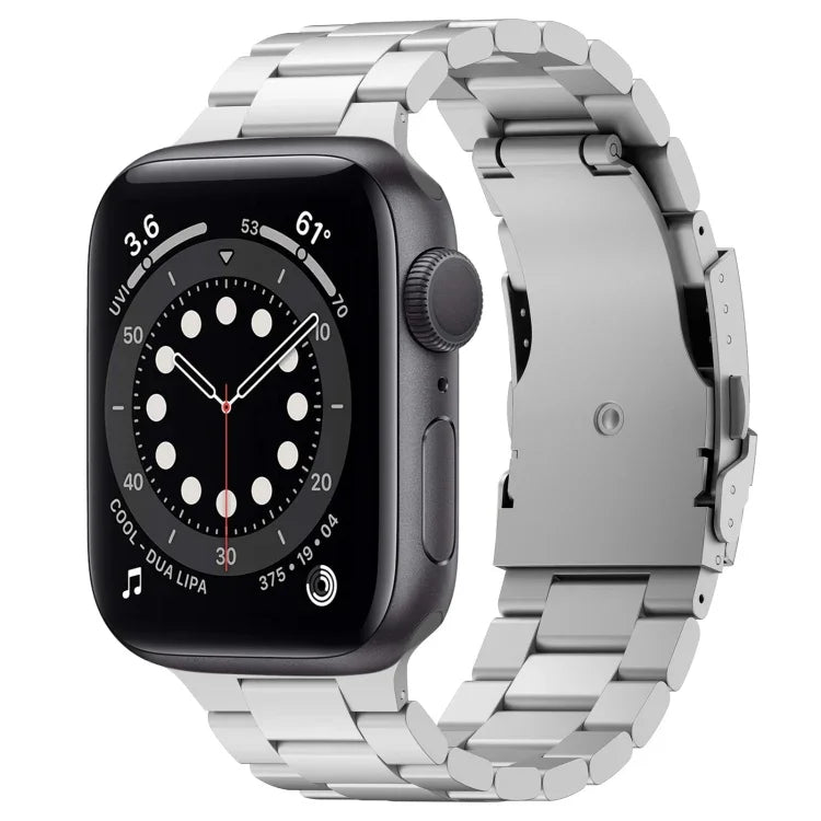 スリービーズ チタン合金メタルウォッチバンド、Apple Watch Series 7 41mm 用、Apple Watch Series 7 45mm 用、Apple Watch Series 6 40mm 用、Apple Watch Series 6 44mm 用、Apple Watch Series 5 44mm 用、Apple Watch Series 5 40mm 用                       ...