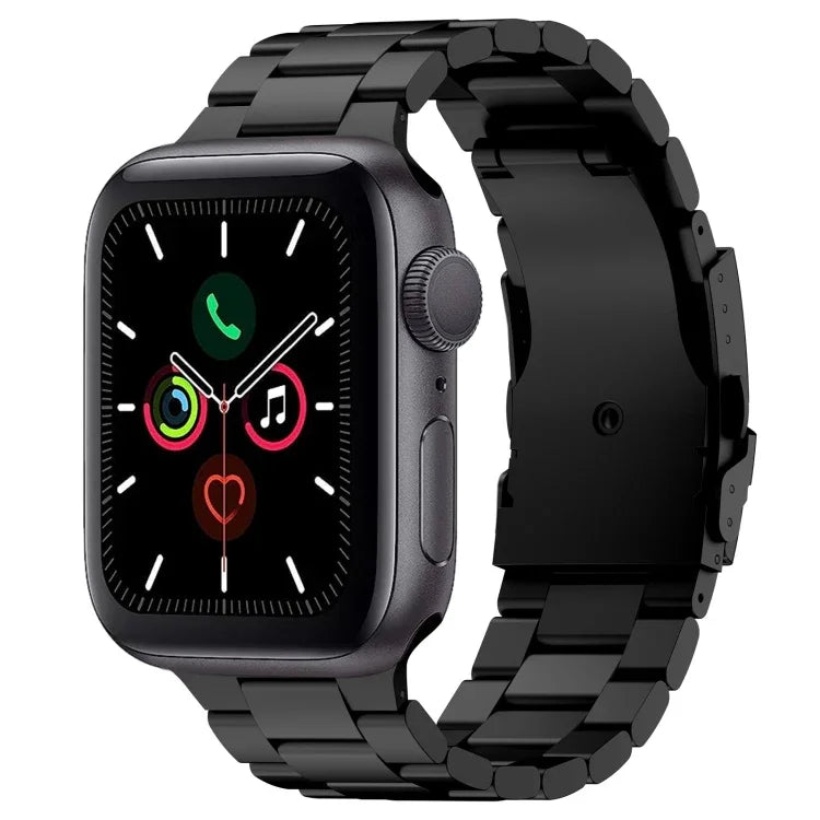 スリービーズ チタン合金メタルウォッチバンド、Apple Watch Series 7 41mm 用、Apple Watch Series 7 45mm 用、Apple Watch Series 6 40mm 用、Apple Watch Series 6 44mm 用、Apple Watch Series 5 44mm 用、Apple Watch Series 5 40mm 用                       ...