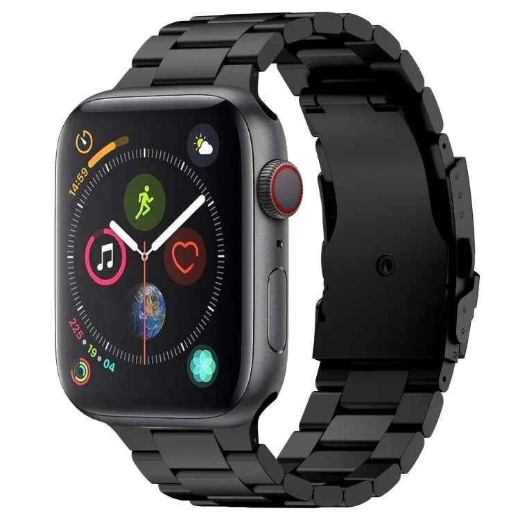 スリービーズ チタン合金メタルウォッチバンド、Apple Watch Series 7 41mm 用、Apple Watch Series 7 45mm 用、Apple Watch Series 6 40mm 用、Apple Watch Series 6 44mm 用、Apple Watch Series 5 44mm 用、Apple Watch Series 5 40mm 用                       ...