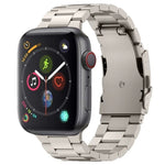 スリービーズ チタン合金メタルウォッチバンド、Apple Watch Series 7 41mm 用、Apple Watch Series 7 45mm 用、Apple Watch Series 6 40mm 用、Apple Watch Series 6 44mm 用、Apple Watch Series 5 44mm 用、Apple Watch Series 5 40mm 用                       ...