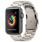 スリービーズ チタン合金メタルウォッチバンド、Apple Watch Series 7 41mm 用、Apple Watch Series 7 45mm 用、Apple Watch Series 6 40mm 用、Apple Watch Series 6 44mm 用、Apple Watch Series 5 44mm 用、Apple Watch Series 5 40mm 用                       ...