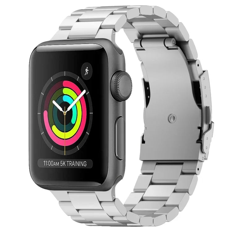 スリービーズ チタン合金メタルウォッチバンド、Apple Watch Series 7 41mm 用、Apple Watch Series 7 45mm 用、Apple Watch Series 6 40mm 用、Apple Watch Series 6 44mm 用、Apple Watch Series 5 44mm 用、Apple Watch Series 5 40mm 用                       ...
