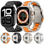 スリービーズ チタン合金メタルウォッチバンド、Apple Watch Series 7 41mm 用、Apple Watch Series 7 45mm 用、Apple Watch Series 6 40mm 用、Apple Watch Series 6 44mm 用、Apple Watch Series 5 44mm 用、Apple Watch Series 5 40mm 用                       ...