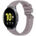 ストライプテクスチャーシリコン 20mm 時計バンド、Samsung Galaxy Watch Active2 44mm 用、Samsung Galaxy Watch Active2 40mm 用