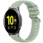 ストライプテクスチャーシリコン 20mm 時計バンド、Samsung Galaxy Watch Active2 44mm 用、Samsung Galaxy Watch Active2 40mm 用
