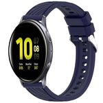ストライプテクスチャーシリコン 20mm 時計バンド、Samsung Galaxy Watch Active2 44mm 用、Samsung Galaxy Watch Active2 40mm 用