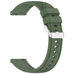 ストライプテクスチャーシリコン 20mm 時計バンド、Samsung Galaxy Watch Active2 44mm 用、Samsung Galaxy Watch Active2 40mm 用