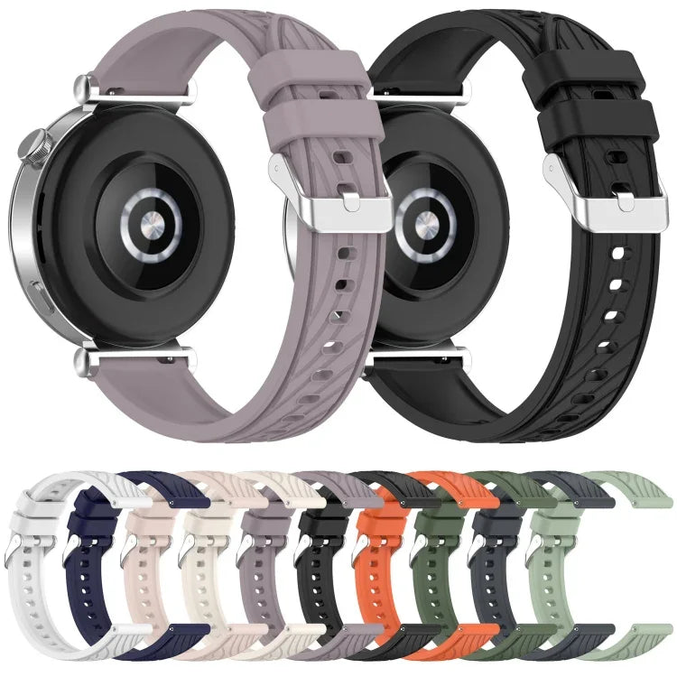 ストライプテクスチャーシリコン 20mm 時計バンド、Samsung Galaxy Watch Active2 44mm 用、Samsung Galaxy Watch Active2 40mm 用