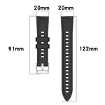 ストライプテクスチャーシリコン 20mm 時計バンド、Samsung Galaxy Watch Active2 44mm 用、Samsung Galaxy Watch Active2 40mm 用