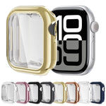全面保護 TPU 電気めっきウォッチケース、Apple Watch Series 11 / 10 46mm 用、Apple Watch Series 11 / 10 42mm 用
