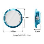 ENKAY Hat-Prince 全面保護電気めっきソフトTPUケース、画面保護付き、Google Pixel Watch 3 41mm用