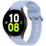 無地カラフルバックル クイックリリース シリコン時計バンド、Samsung Galaxy Watch 5 40 / 44mm 用、Samsung Galaxy Watch 5 Pro 用、Samsung Galaxy Watch 4 40 / 44mm 用、Samsung Galaxy Watch 4 Classic 46 / 42mm 用