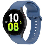無地カラフルバックル クイックリリース シリコン時計バンド、Samsung Galaxy Watch 5 40 / 44mm 用、Samsung Galaxy Watch 5 Pro 用、Samsung Galaxy Watch 4 40 / 44mm 用、Samsung Galaxy Watch 4 Classic 46 / 42mm 用