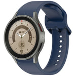 無地カラフルバックル クイックリリース シリコン時計バンド、Samsung Galaxy Watch 5 40 / 44mm 用、Samsung Galaxy Watch 5 Pro 用、Samsung Galaxy Watch 4 40 / 44mm 用、Samsung Galaxy Watch 4 Classic 46 / 42mm 用