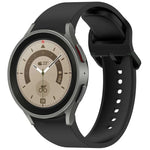 無地カラフルバックル クイックリリース シリコン時計バンド、Samsung Galaxy Watch 5 40 / 44mm 用、Samsung Galaxy Watch 5 Pro 用、Samsung Galaxy Watch 4 40 / 44mm 用、Samsung Galaxy Watch 4 Classic 46 / 42mm 用
