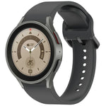 無地カラフルバックル クイックリリース シリコン時計バンド、Samsung Galaxy Watch 5 40 / 44mm 用、Samsung Galaxy Watch 5 Pro 用、Samsung Galaxy Watch 4 40 / 44mm 用、Samsung Galaxy Watch 4 Classic 46 / 42mm 用