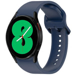 無地カラフルバックル クイックリリース シリコン時計バンド、Samsung Galaxy Watch 5 40 / 44mm 用、Samsung Galaxy Watch 5 Pro 用、Samsung Galaxy Watch 4 40 / 44mm 用、Samsung Galaxy Watch 4 Classic 46 / 42mm 用