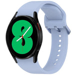 無地カラフルバックル クイックリリース シリコン時計バンド、Samsung Galaxy Watch 5 40 / 44mm 用、Samsung Galaxy Watch 5 Pro 用、Samsung Galaxy Watch 4 40 / 44mm 用、Samsung Galaxy Watch 4 Classic 46 / 42mm 用