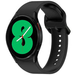 無地カラフルバックル クイックリリース シリコン時計バンド、Samsung Galaxy Watch 5 40 / 44mm 用、Samsung Galaxy Watch 5 Pro 用、Samsung Galaxy Watch 4 40 / 44mm 用、Samsung Galaxy Watch 4 Classic 46 / 42mm 用