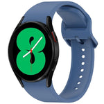 無地カラフルバックル クイックリリース シリコン時計バンド、Samsung Galaxy Watch 5 40 / 44mm 用、Samsung Galaxy Watch 5 Pro 用、Samsung Galaxy Watch 4 40 / 44mm 用、Samsung Galaxy Watch 4 Classic 46 / 42mm 用