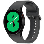 無地カラフルバックル クイックリリース シリコン時計バンド、Samsung Galaxy Watch 5 40 / 44mm 用、Samsung Galaxy Watch 5 Pro 用、Samsung Galaxy Watch 4 40 / 44mm 用、Samsung Galaxy Watch 4 Classic 46 / 42mm 用