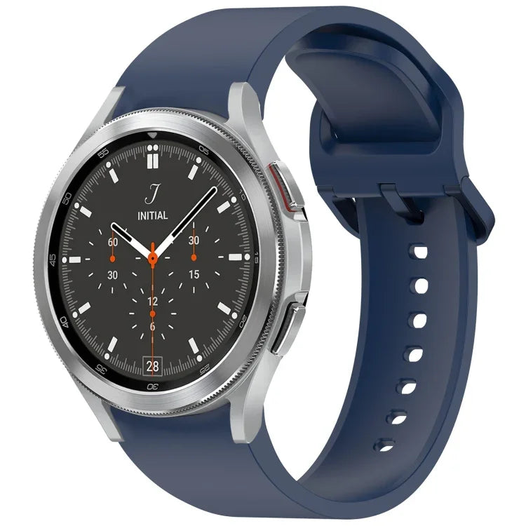 無地カラフルバックル クイックリリース シリコン時計バンド、Samsung Galaxy Watch 5 40 / 44mm 用、Samsung Galaxy Watch 5 Pro 用、Samsung Galaxy Watch 4 40 / 44mm 用、Samsung Galaxy Watch 4 Classic 46 / 42mm 用