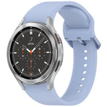 無地カラフルバックル クイックリリース シリコン時計バンド、Samsung Galaxy Watch 5 40 / 44mm 用、Samsung Galaxy Watch 5 Pro 用、Samsung Galaxy Watch 4 40 / 44mm 用、Samsung Galaxy Watch 4 Classic 46 / 42mm 用