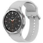 無地カラフルバックル クイックリリース シリコン時計バンド、Samsung Galaxy Watch 5 40 / 44mm 用、Samsung Galaxy Watch 5 Pro 用、Samsung Galaxy Watch 4 40 / 44mm 用、Samsung Galaxy Watch 4 Classic 46 / 42mm 用