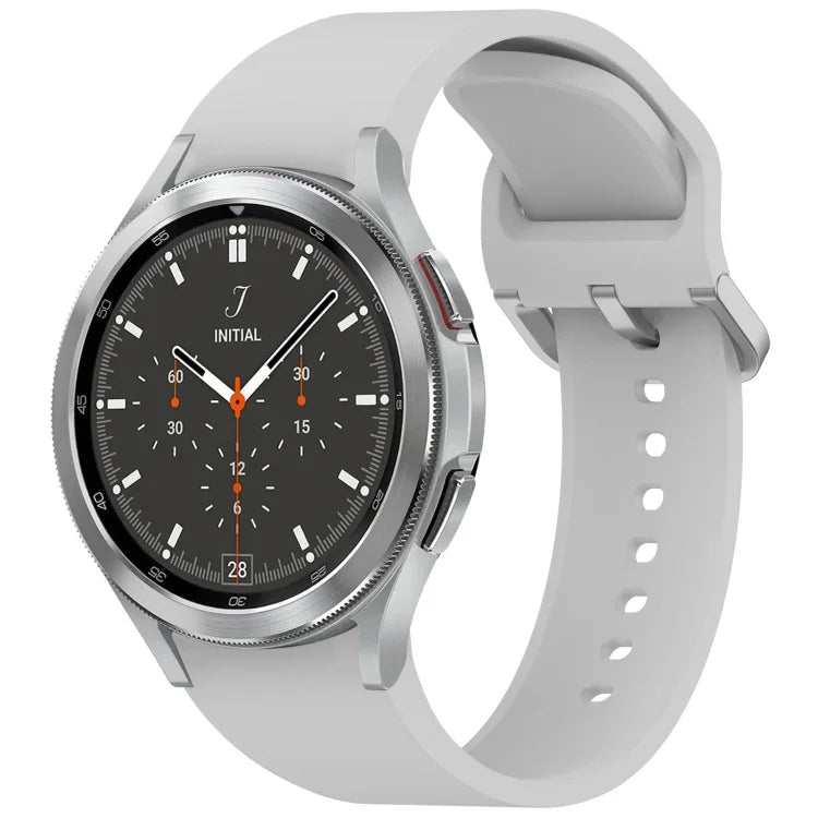 無地カラフルバックル クイックリリース シリコン時計バンド、Samsung Galaxy Watch 5 40 / 44mm 用、Samsung Galaxy Watch 5 Pro 用、Samsung Galaxy Watch 4 40 / 44mm 用、Samsung Galaxy Watch 4 Classic 46 / 42mm 用