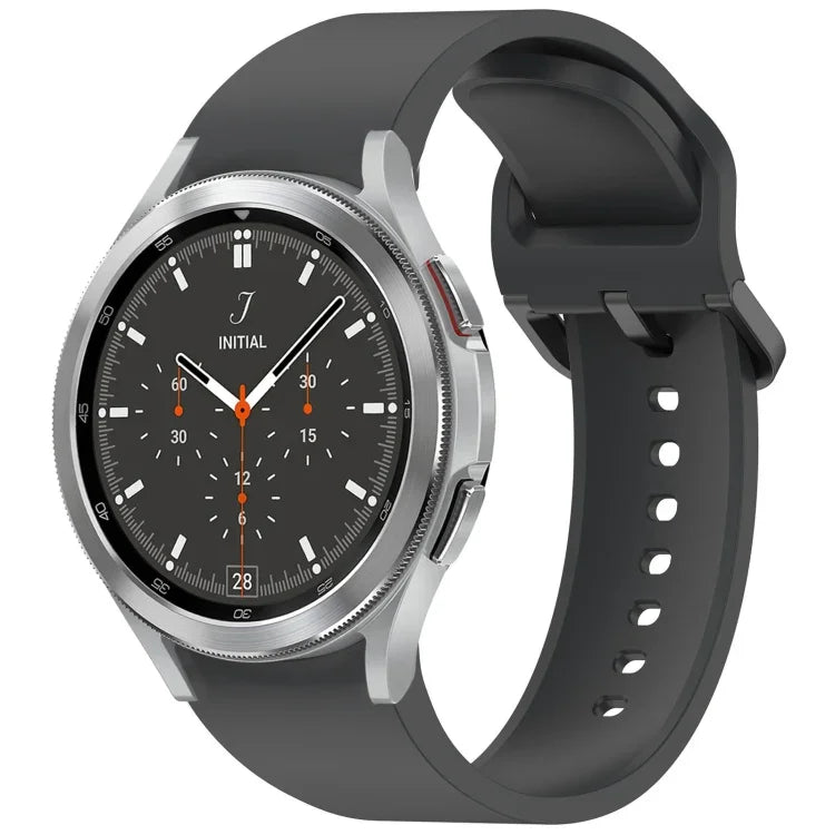 無地カラフルバックル クイックリリース シリコン時計バンド、Samsung Galaxy Watch 5 40 / 44mm 用、Samsung Galaxy Watch 5 Pro 用、Samsung Galaxy Watch 4 40 / 44mm 用、Samsung Galaxy Watch 4 Classic 46 / 42mm 用