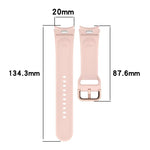 無地カラフルバックル クイックリリース シリコン時計バンド、Samsung Galaxy Watch 5 40 / 44mm 用、Samsung Galaxy Watch 5 Pro 用、Samsung Galaxy Watch 4 40 / 44mm 用、Samsung Galaxy Watch 4 Classic 46 / 42mm 用