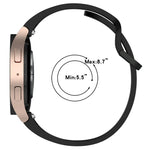 無地カラフルバックル クイックリリース シリコン時計バンド、Samsung Galaxy Watch 5 40 / 44mm 用、Samsung Galaxy Watch 5 Pro 用、Samsung Galaxy Watch 4 40 / 44mm 用、Samsung Galaxy Watch 4 Classic 46 / 42mm 用