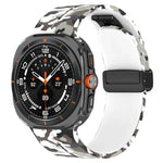 Samsung Galaxy Watch Ultra 47mm 用 磁気折りたたみバックルシリコン時計バンド