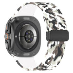 Samsung Galaxy Watch Ultra 47mm 用 磁気折りたたみバックルシリコン時計バンド