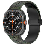 Samsung Galaxy Watch Ultra 47mm 用 磁気折りたたみバックルシリコン時計バンド
