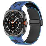 Samsung Galaxy Watch Ultra 47mm 用 磁気折りたたみバックルシリコン時計バンド