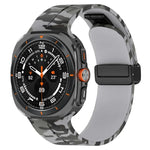 Samsung Galaxy Watch Ultra 47mm 用 磁気折りたたみバックルシリコン時計バンド