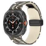 Samsung Galaxy Watch Ultra 47mm 用 磁気折りたたみバックルシリコン時計バンド