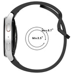 ディプロポアボタンクイックリリースシリコンウォッチバンド、Samsung Galaxy Watch 4 40 / 44mm用、Samsung Galaxy Watch 4 Classic 42 / 46mm用