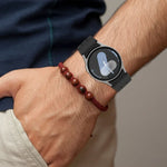 ディプロポアボタンクイックリリースシリコンウォッチバンド、Samsung Galaxy Watch 4 40 / 44mm用、Samsung Galaxy Watch 4 Classic 42 / 46mm用