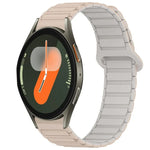 デュアルカラーマグネティックバックルシリコンウォッチバンド、Samsung Galaxy Watch 7 40 / 44mm用