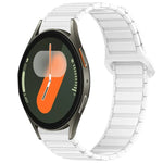 デュアルカラーマグネティックバックルシリコンウォッチバンド、Samsung Galaxy Watch 7 40 / 44mm用