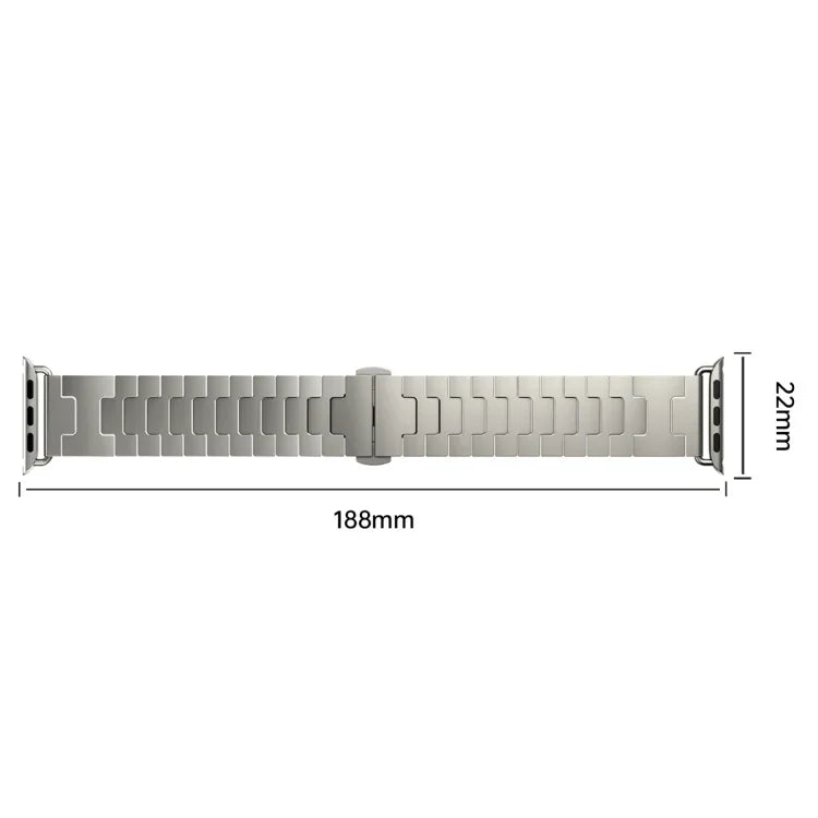 チタン合金メタルウォッチバンド、Apple Watch 46mm / 49mm / 45mm / 44mm 用、Apple Watch 42mm / 41mm / 40mm / 38mm 用