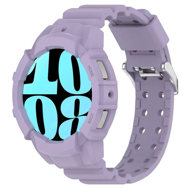 アーマーシリコン時計バンドと時計ケースセット、Samsung Galaxy Watch 7 44mm用、Samsung Galaxy Watch 7 40mm用